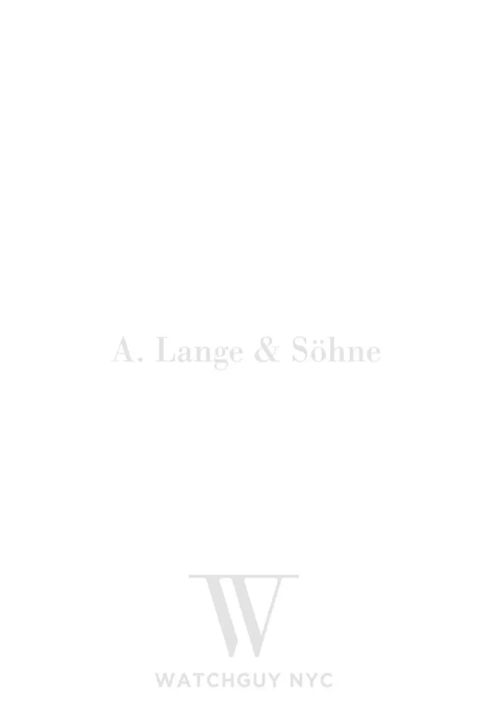 A. Lange & Sohne Saxonia Moonphase 384.032 Watch