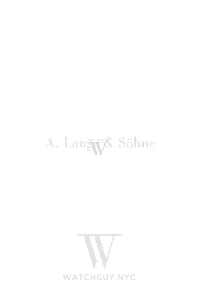 A. Lange & Sohne Saxonia Moonphase 384.032 Watch