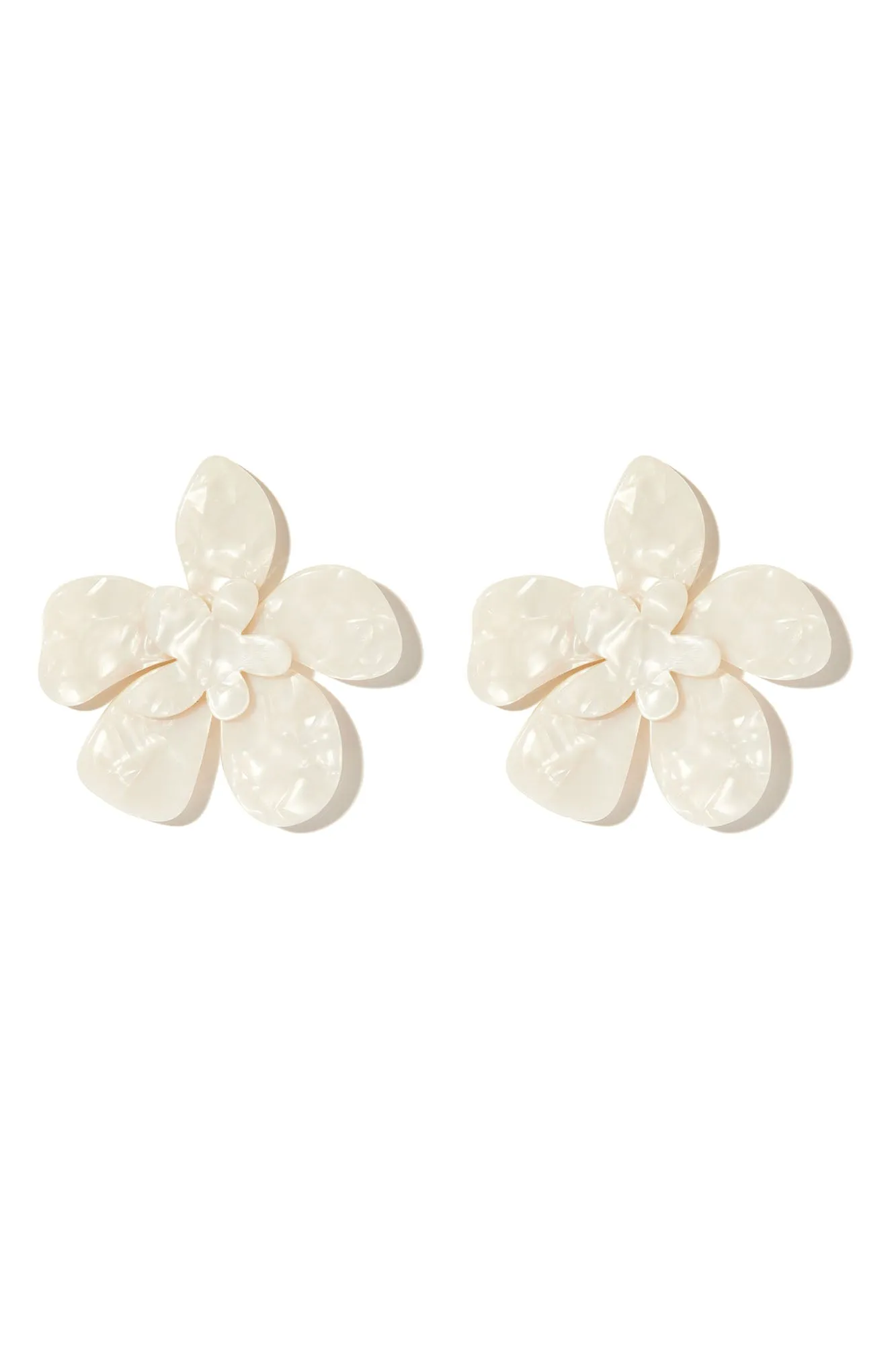 Aloha Earrings - White