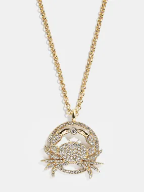 Andrea Zodiac Necklace - Cancer