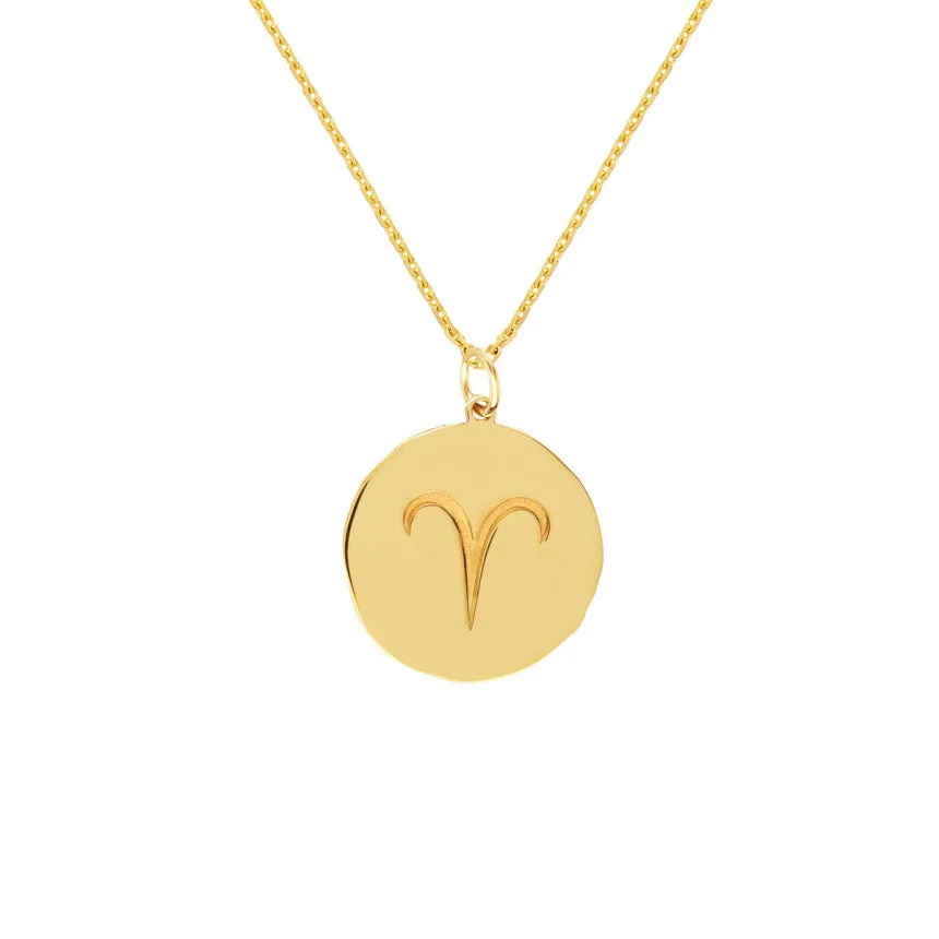 Aries Medallion Necklace
