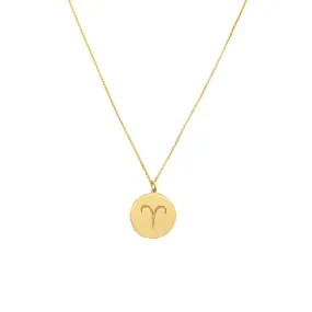 Aries Medallion Necklace