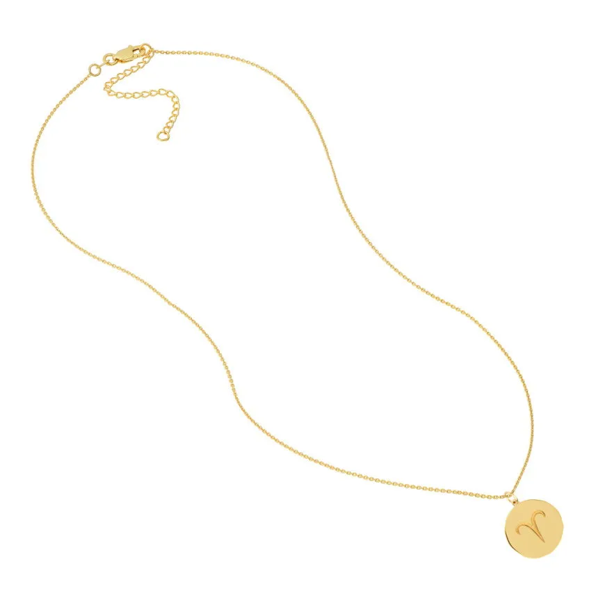 Aries Medallion Necklace