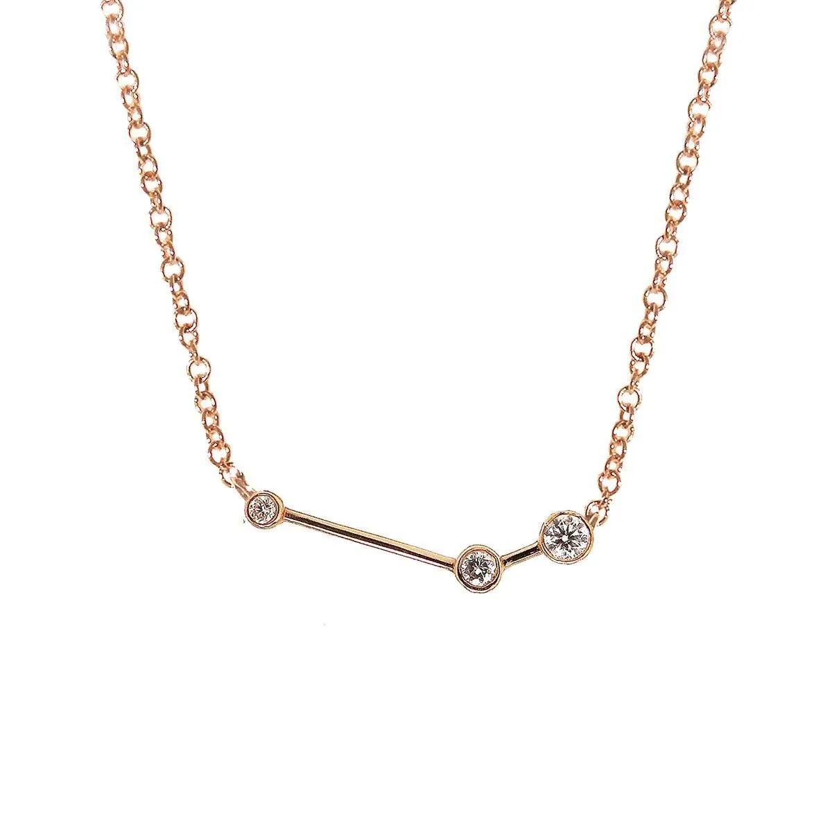 Aries Zodiac Necklace | 1.50GMS .10CT