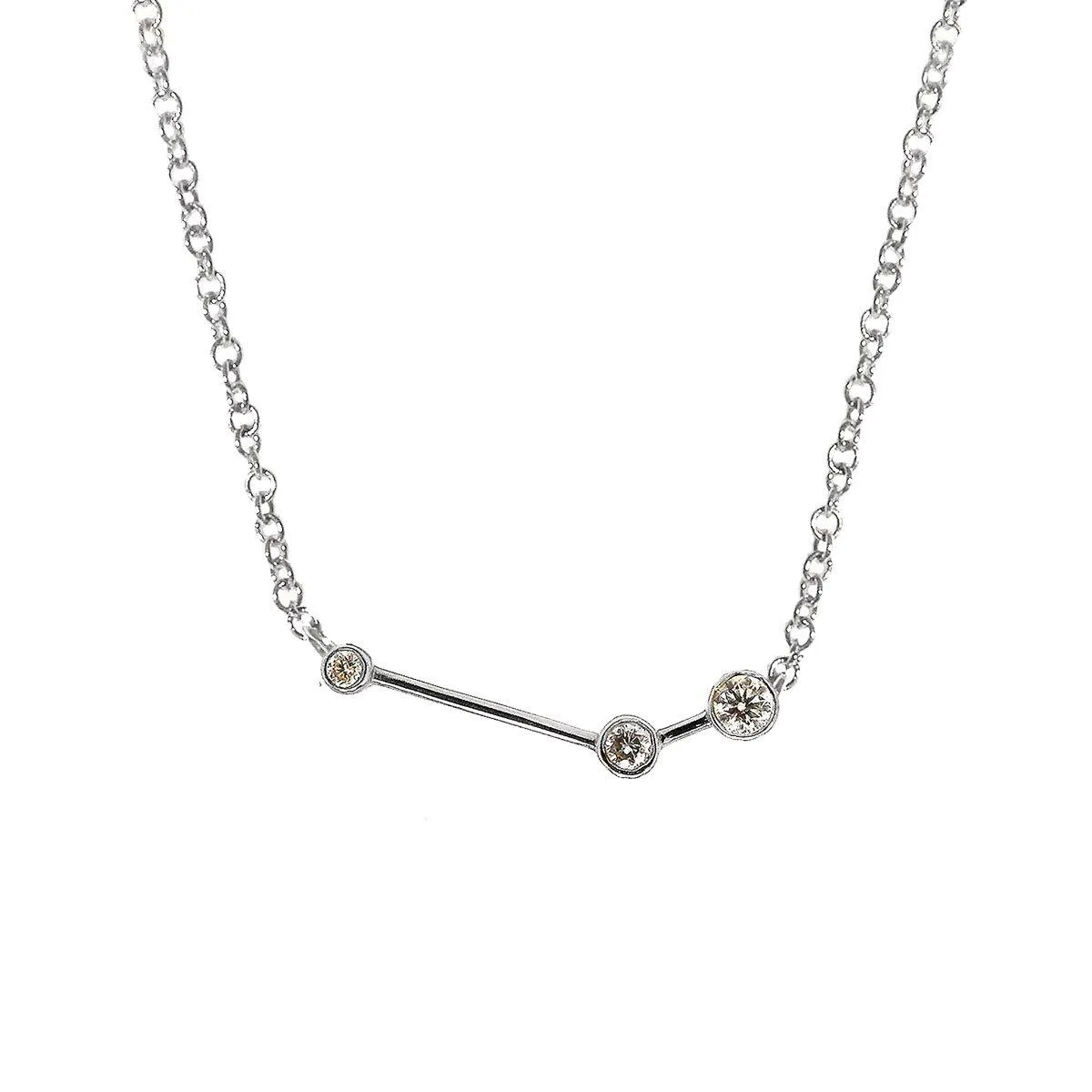 Aries Zodiac Necklace | 1.50GMS .10CT