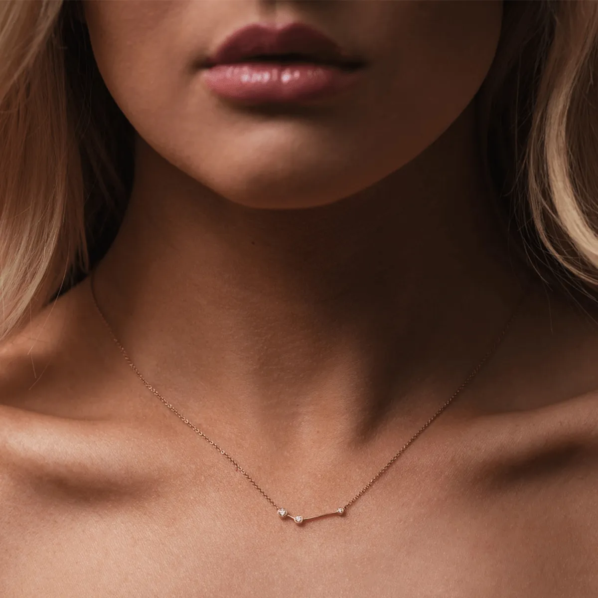 Aries Zodiac Necklace | 1.50GMS .10CT