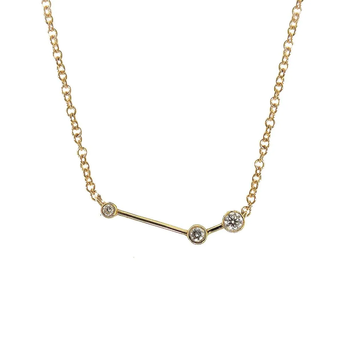 Aries Zodiac Necklace | 1.50GMS .10CT