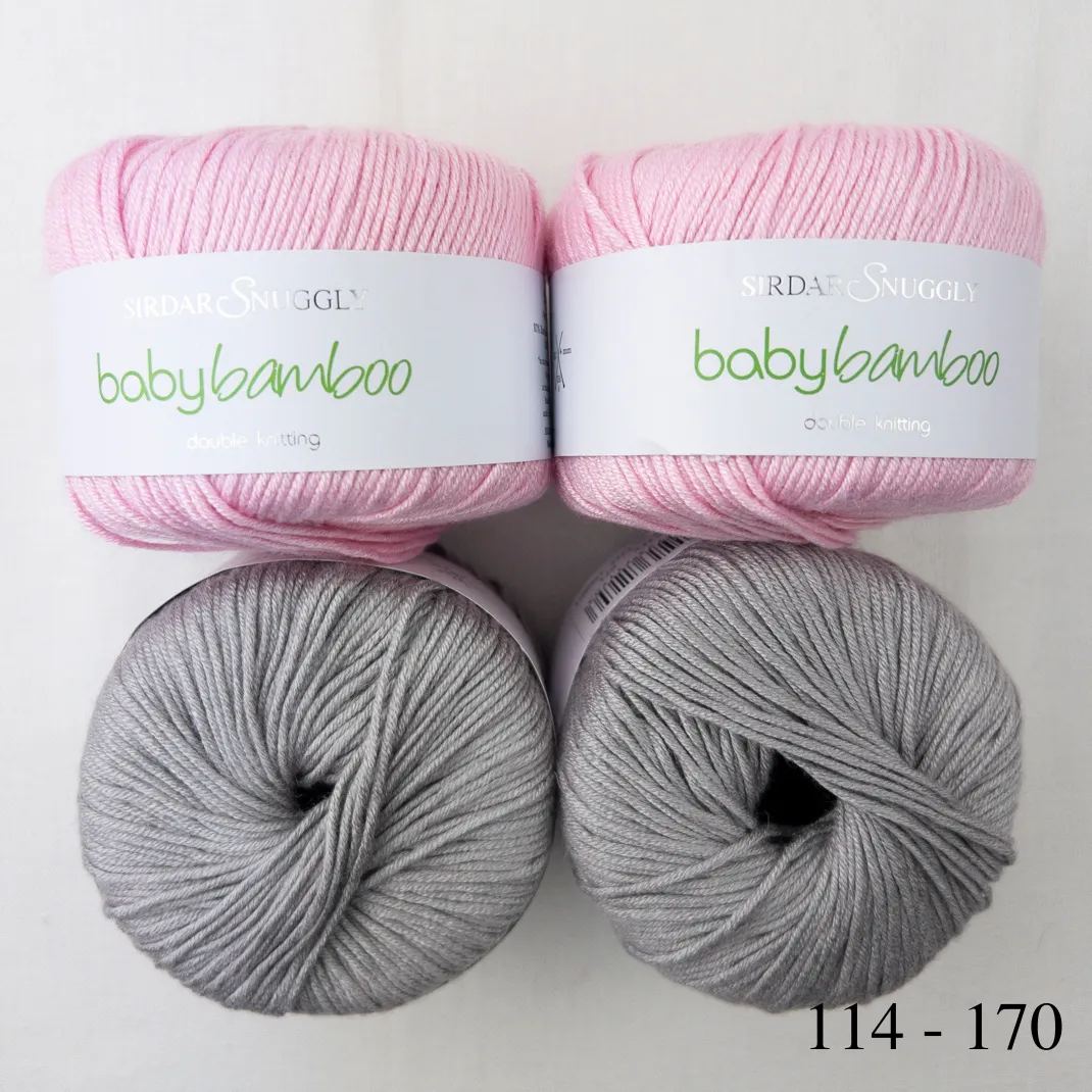 Bamboo Kerchief Knitting Kit | Sirdar Snuggly Baby Bamboo & Knitting Pattern (#346)