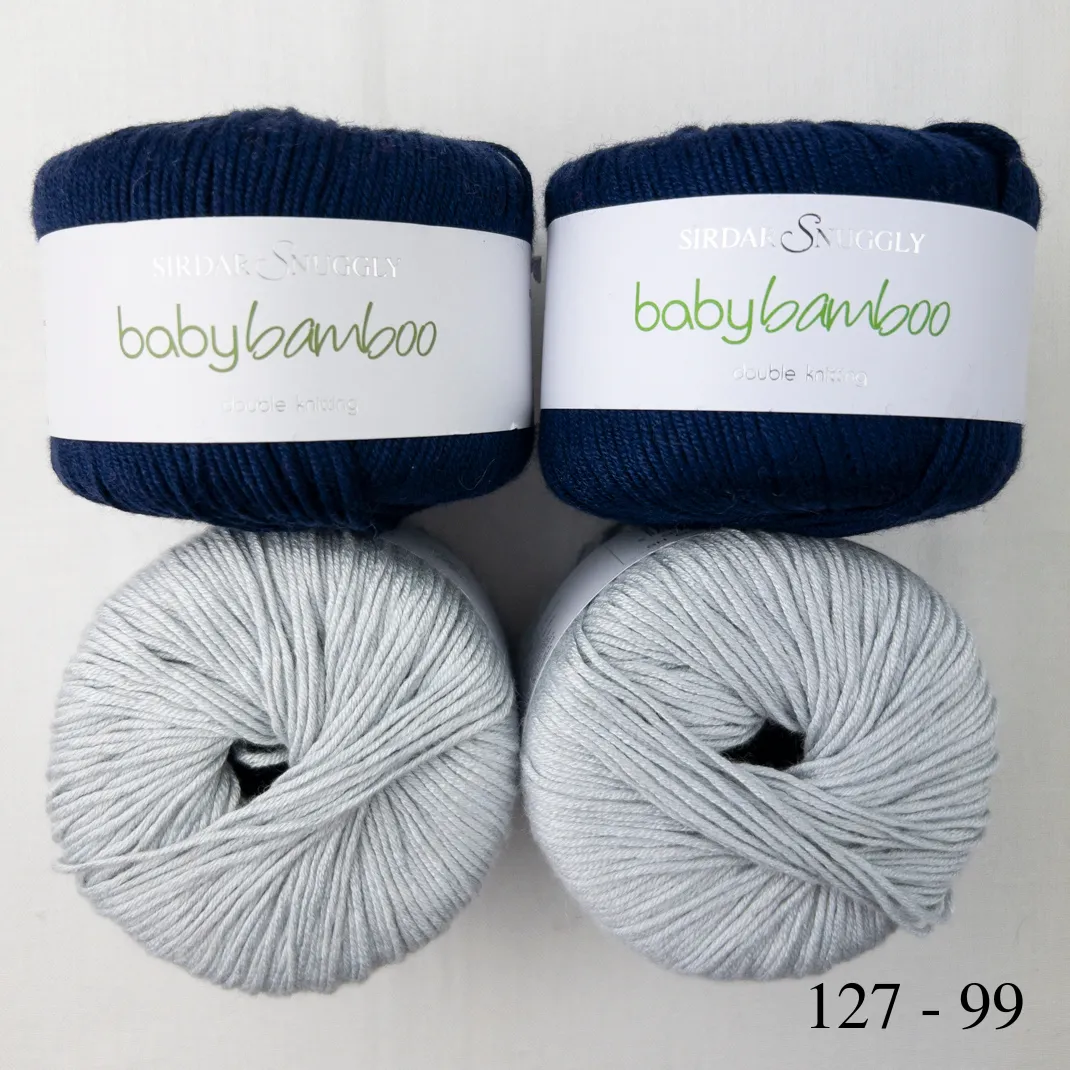 Bamboo Kerchief Knitting Kit | Sirdar Snuggly Baby Bamboo & Knitting Pattern (#346)