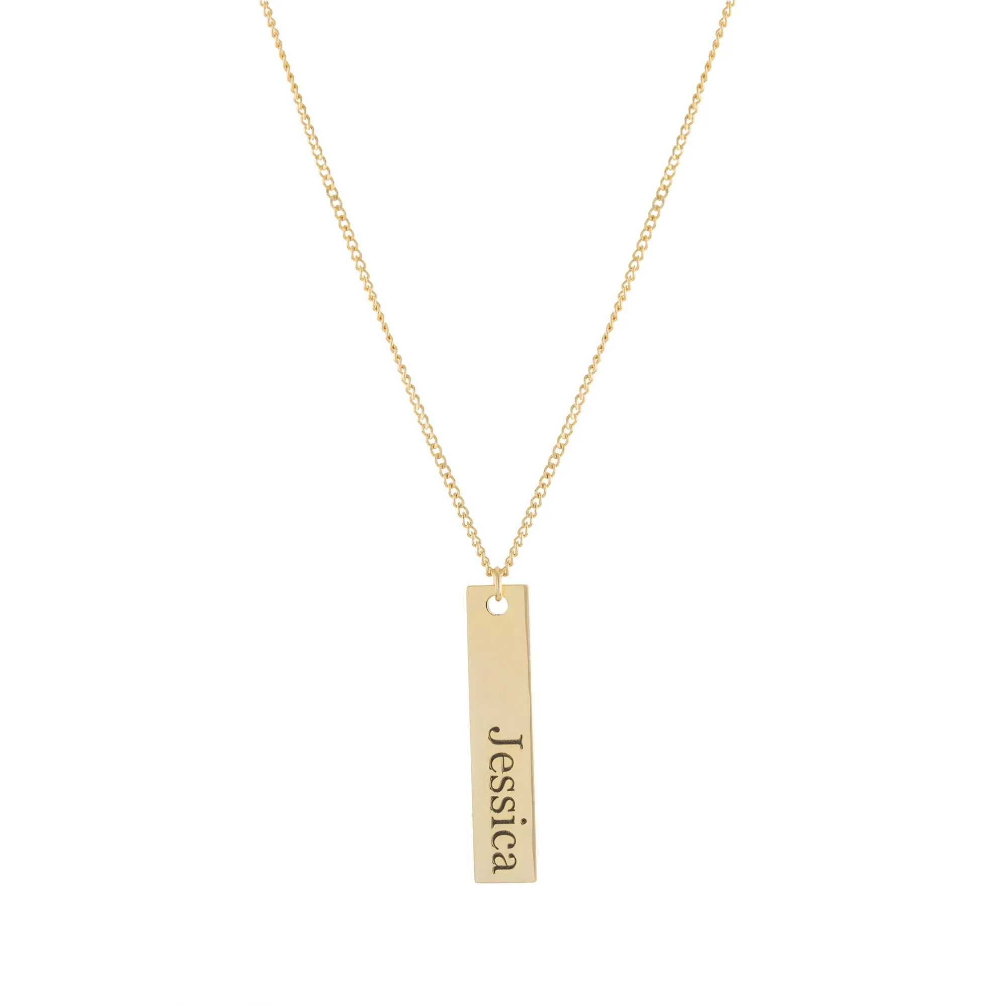 Bar Name Necklace