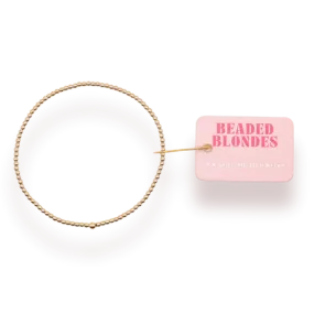 Beaded Blondes | 2MM Gold Beaded Bracelet