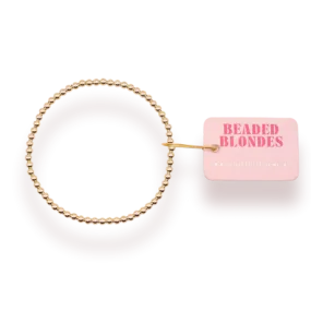 Beaded Blondes | 3MM Gold Beaded Bracelet