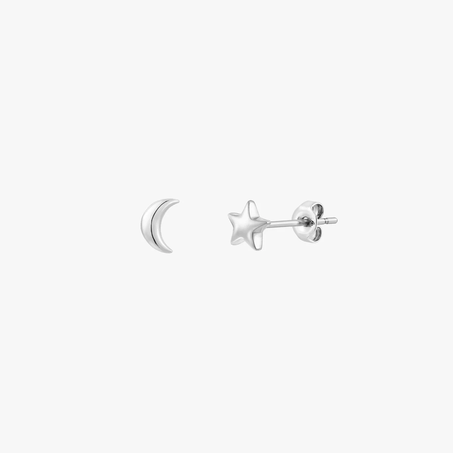 Bijou Star Moon Stud Earrings