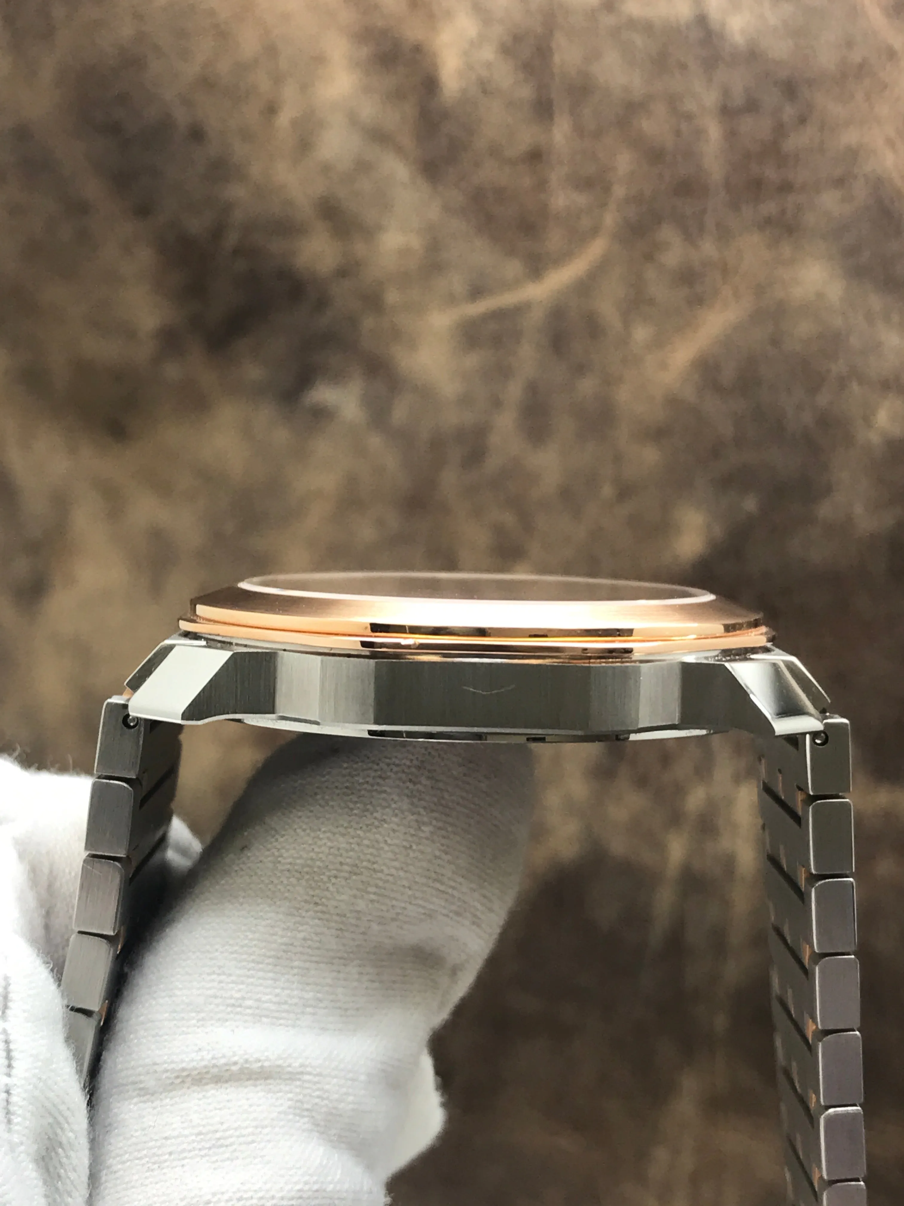 BVLGARI Octo Roma OC P 41 SG 102854 Brown Dial Automatic Men's Watch