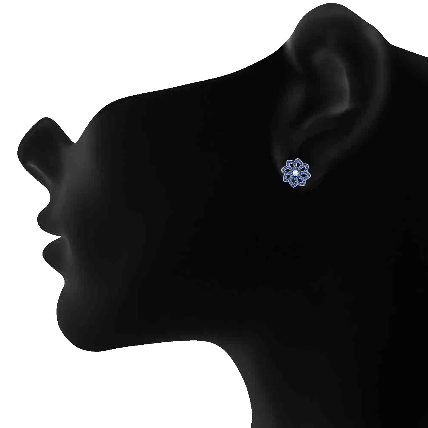 Classic Floral Love Stud Earrings