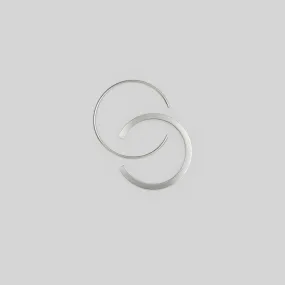 CO hoop earring