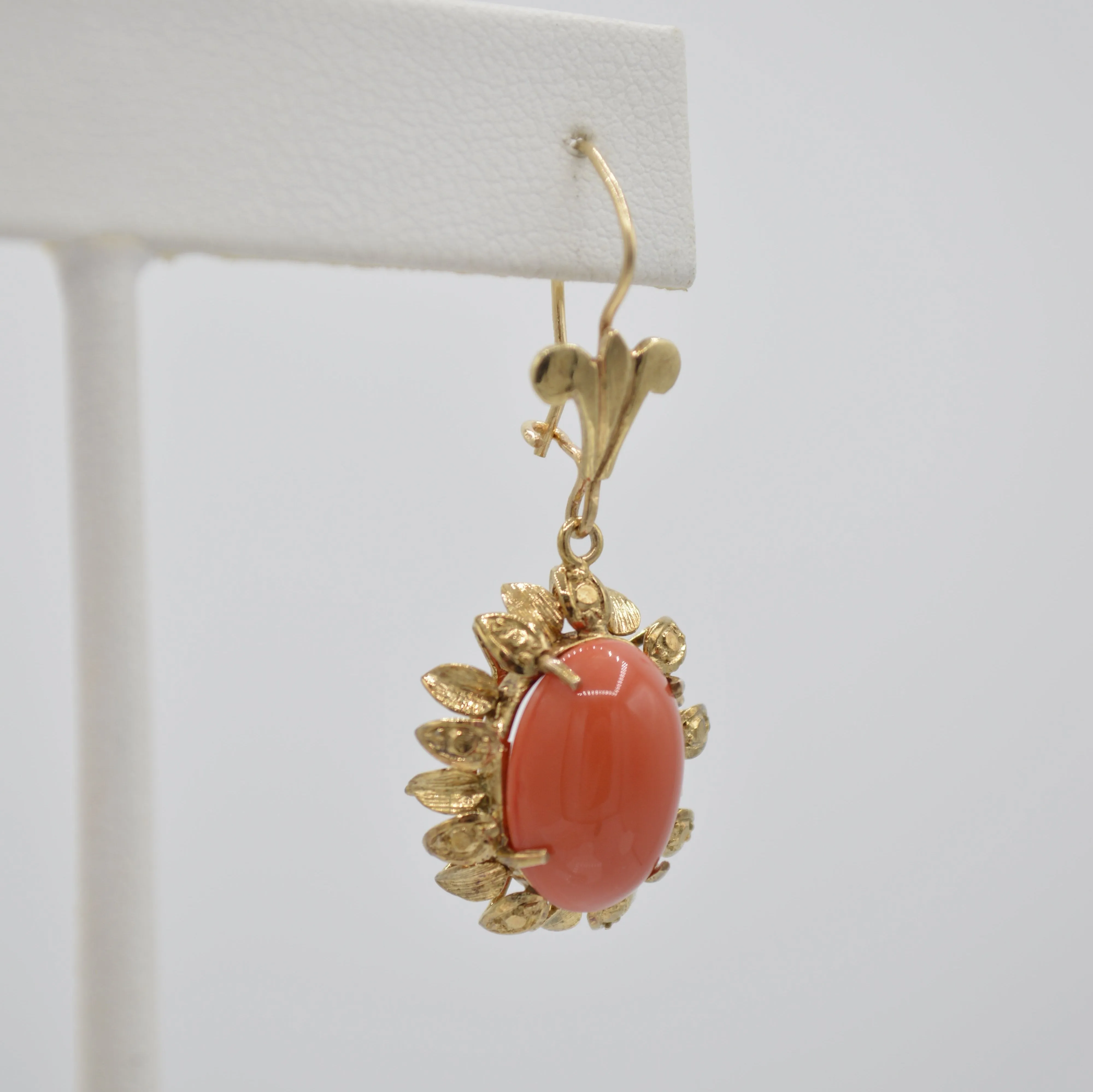 Coral Sunflower Drops