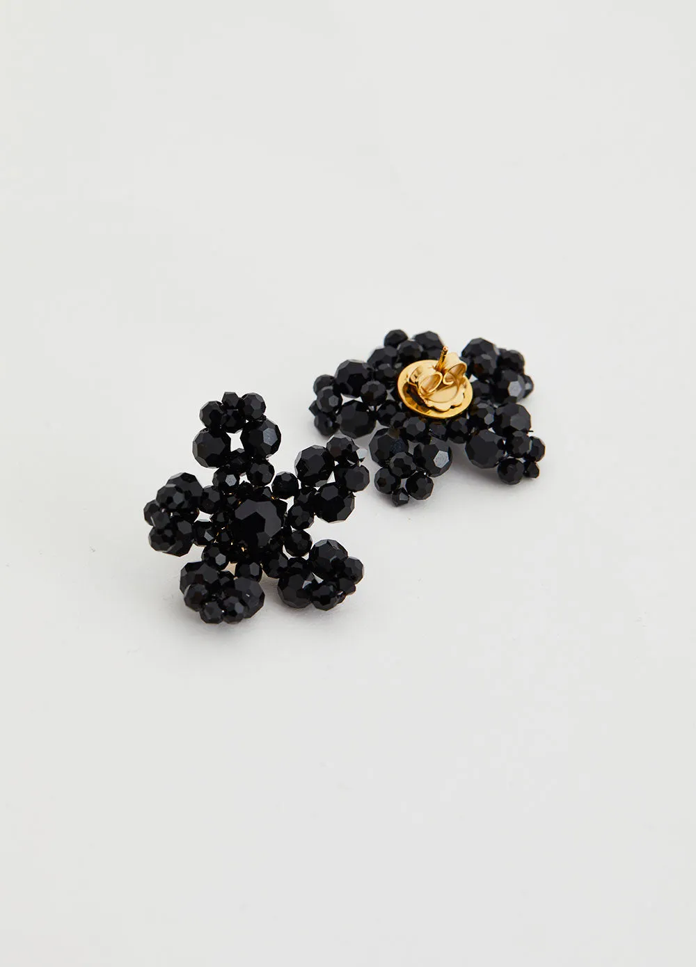 Crystal Flower Earrings