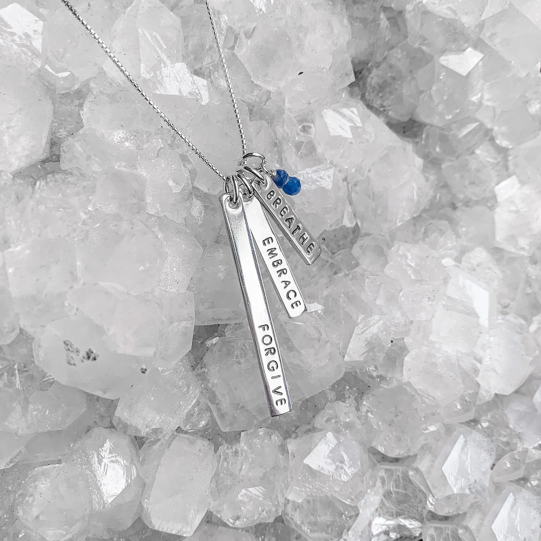 Custom Skinny Bars Necklace | 3 Bars | Sterling
