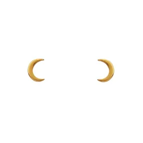 DAINTY MOON STUDS