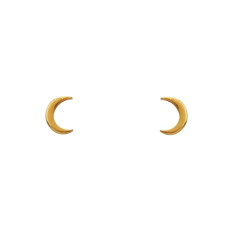 DAINTY MOON STUDS