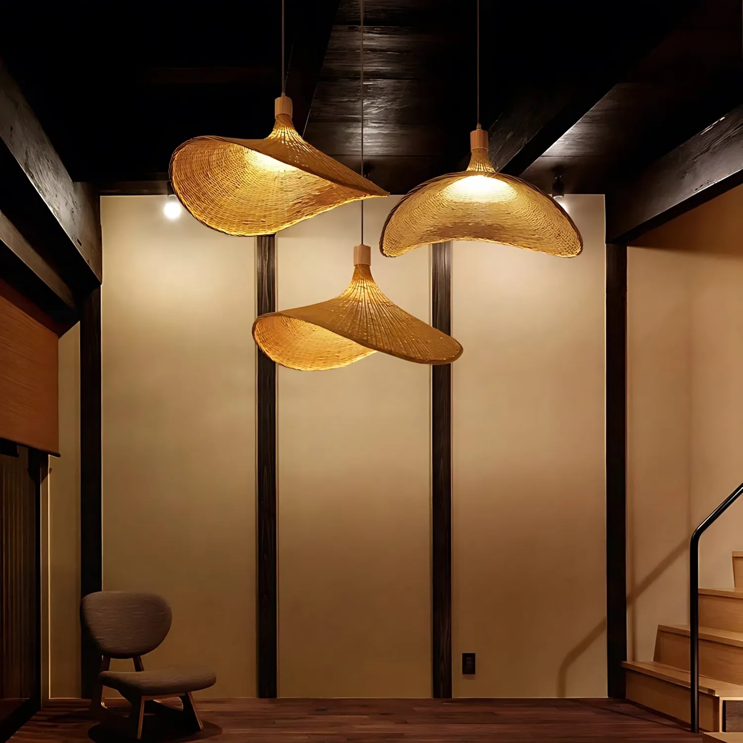 Eisenach - Bamboo Weave Pendant Lamp