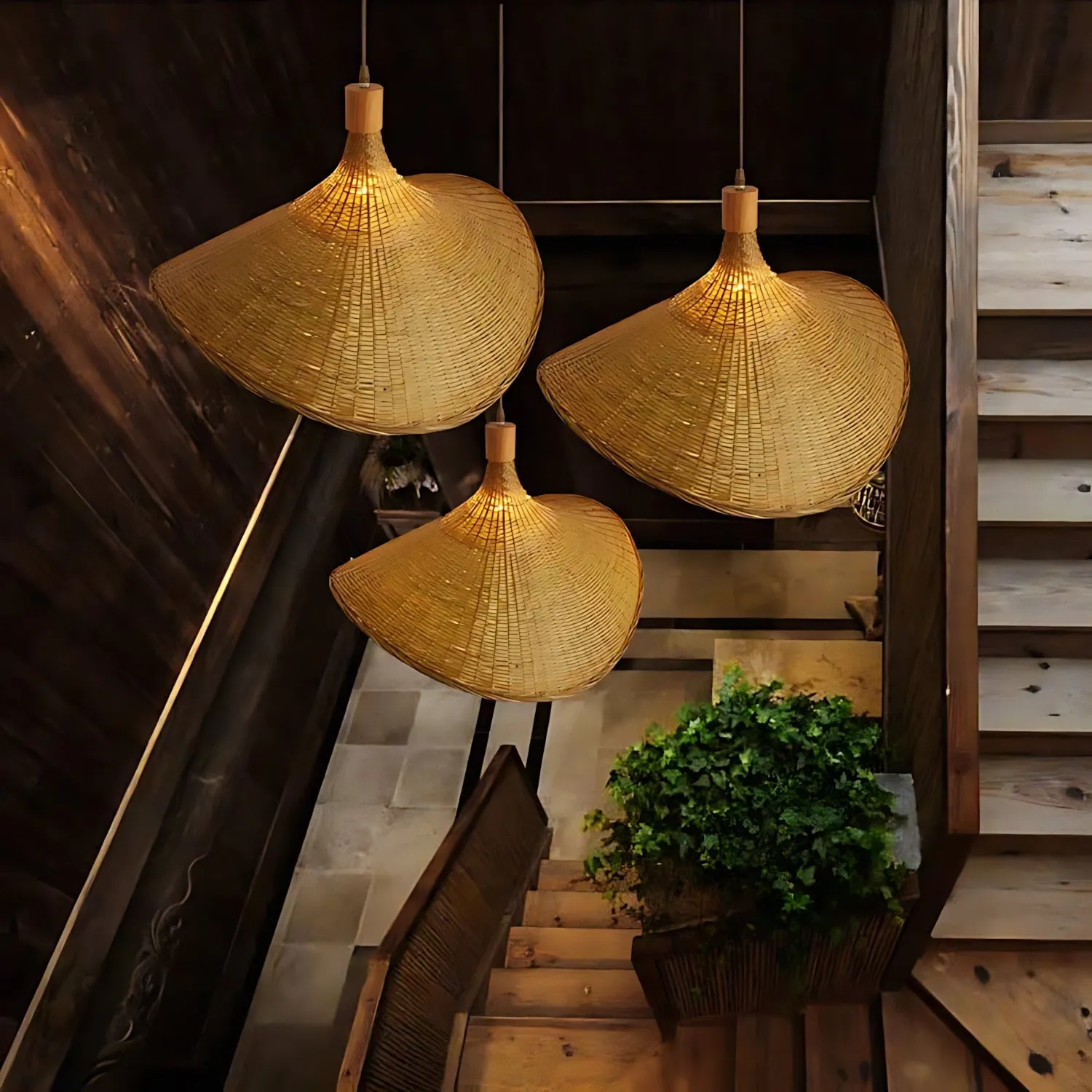 Eisenach - Bamboo Weave Pendant Lamp