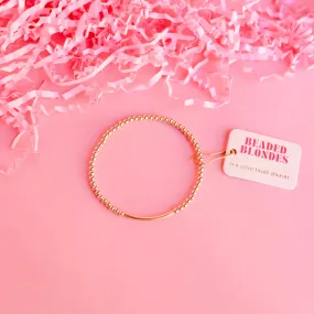 EXTEND 14k Gold Filled Bar and Bead Stretch Bracelet