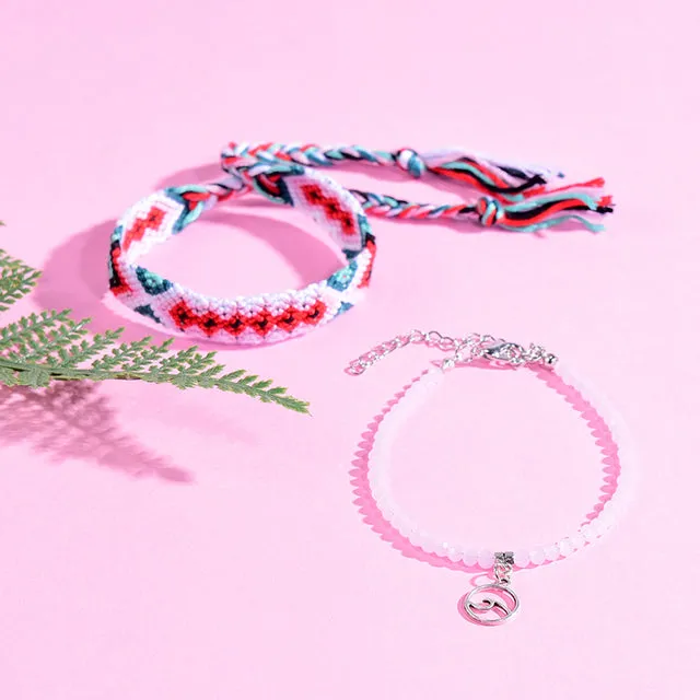 Fashion Friendship Bracelet on the Leg Trendy Summer Anklets