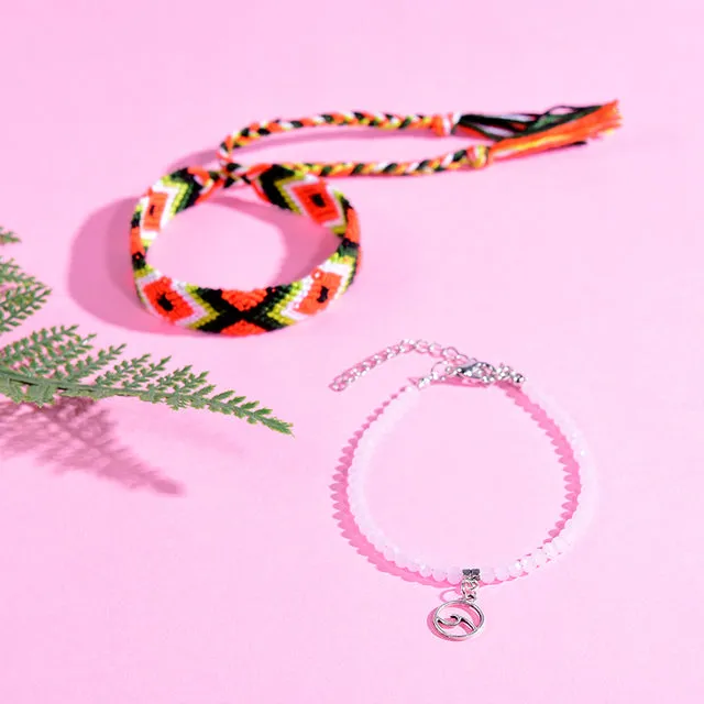 Fashion Friendship Bracelet on the Leg Trendy Summer Anklets