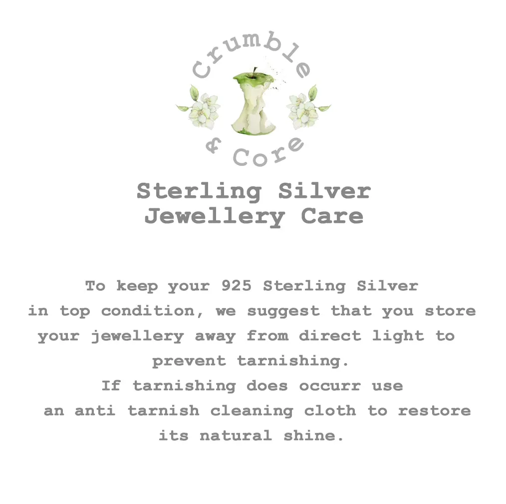 Floral Star Sterling Silver Stud Earrings on Boxed Card - Perfect Gift Idea