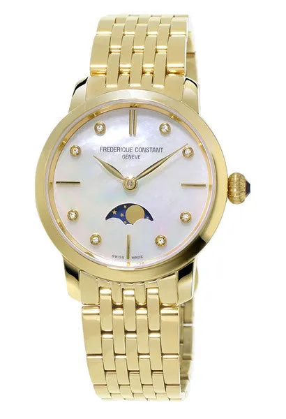 Frederique Constant Classic Moonphase Slimline GP Watch FC-206MPWD1S5B