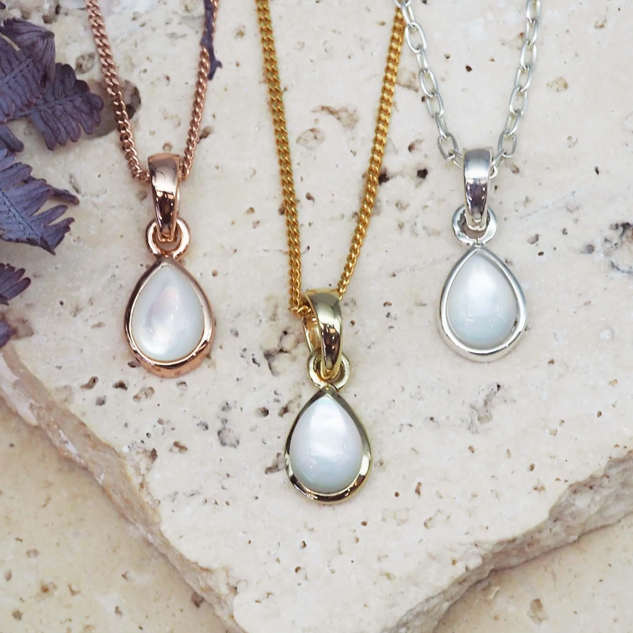Gemini Star Sign and June Birthstone Necklace