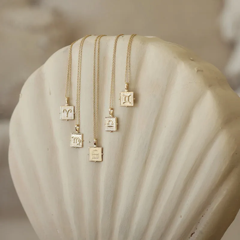 GEMINI ZODIAC NECKLACE