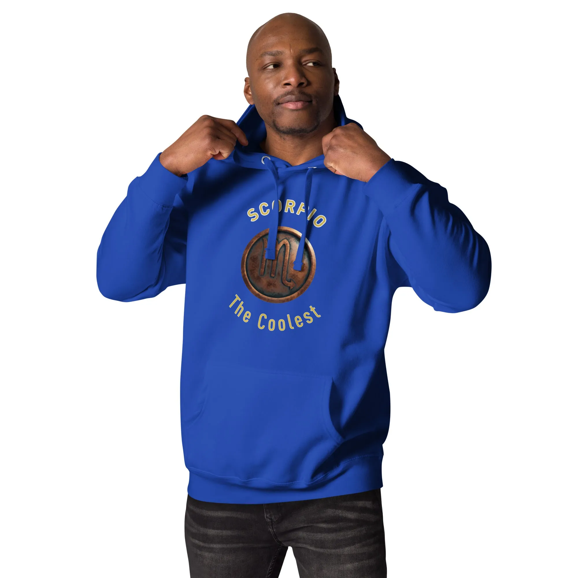Hoodie Mens Designer (Hoodies Mens - Scorpio Zodiac Sign 0048)