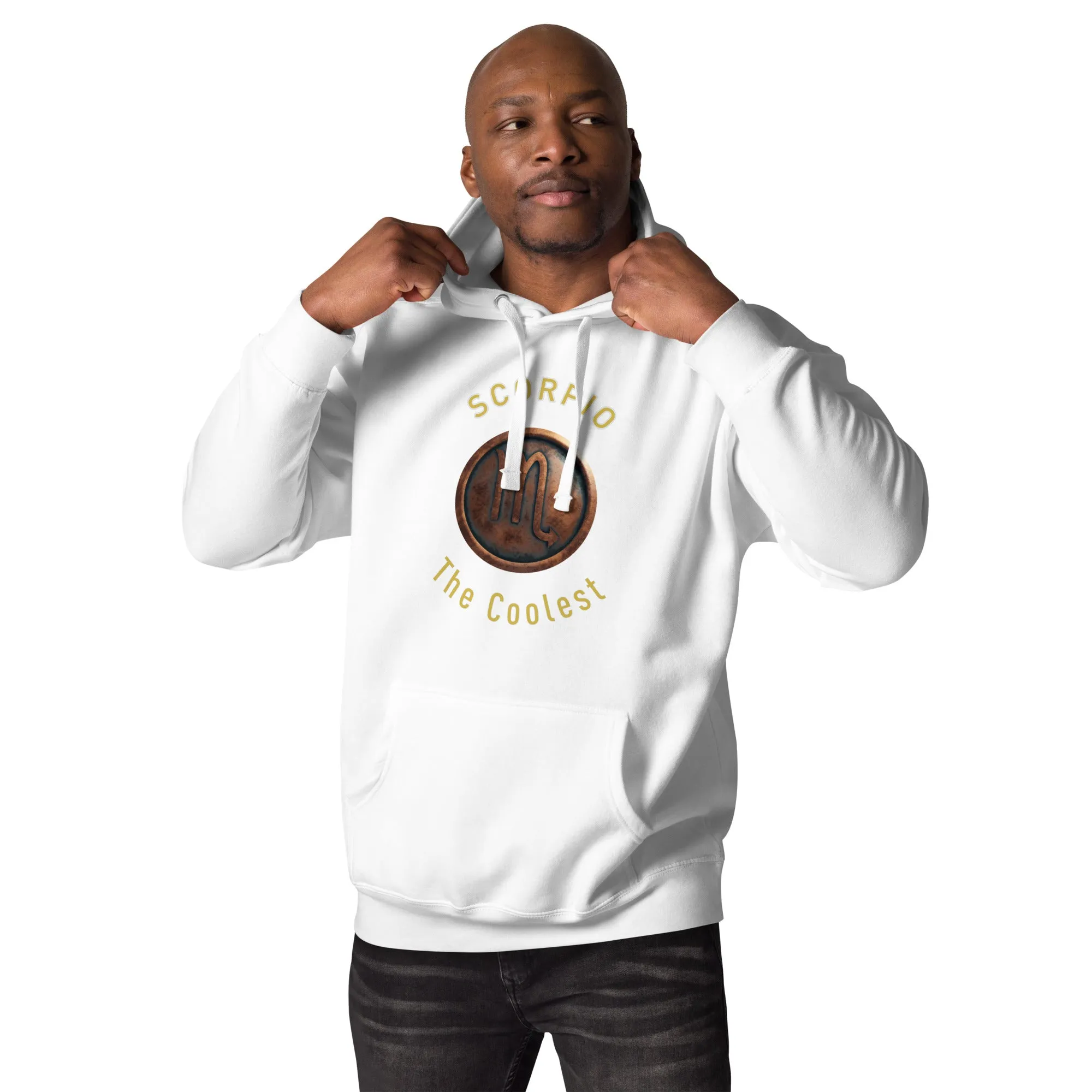 Hoodie Mens Designer (Hoodies Mens - Scorpio Zodiac Sign 0048)