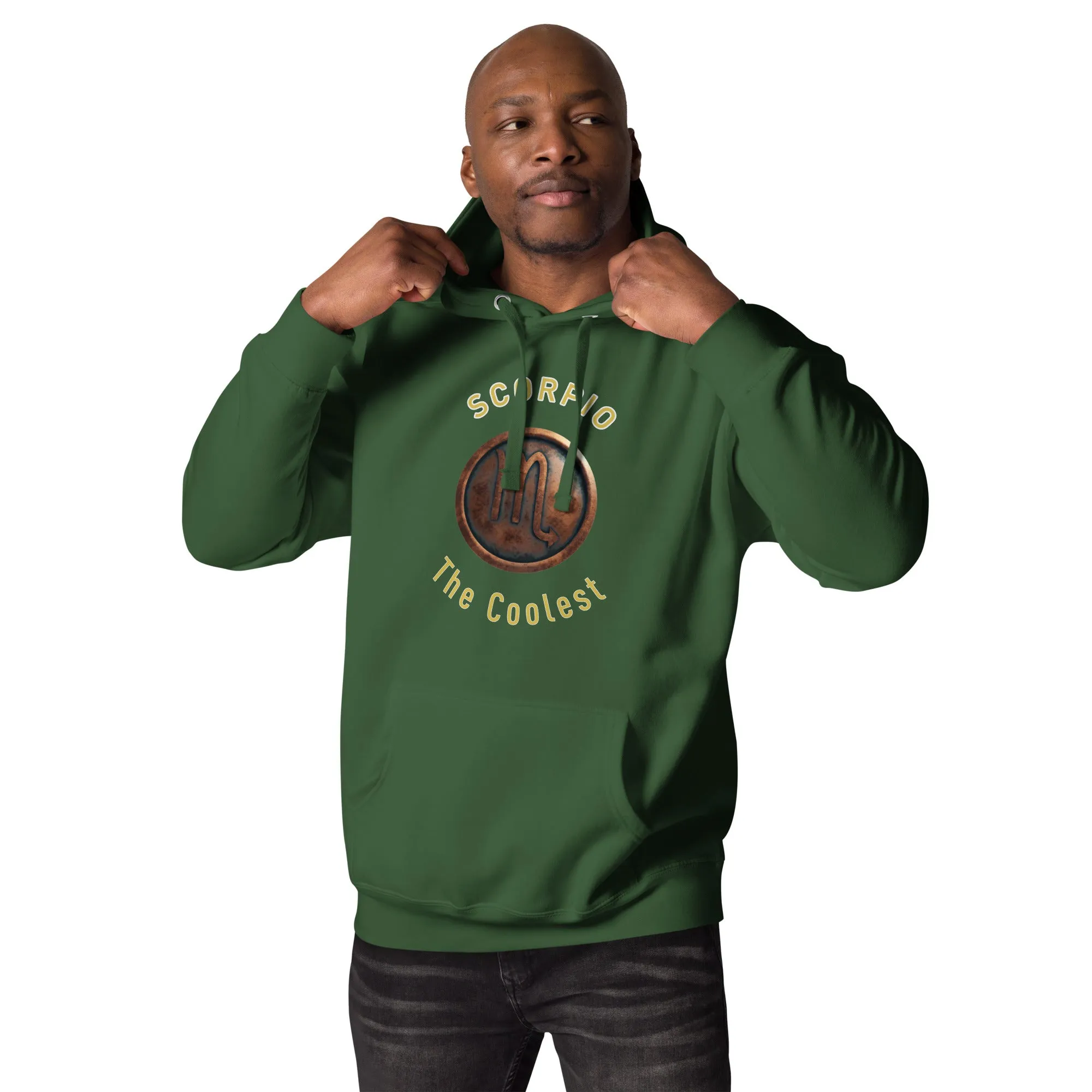 Hoodie Mens Designer (Hoodies Mens - Scorpio Zodiac Sign 0048)
