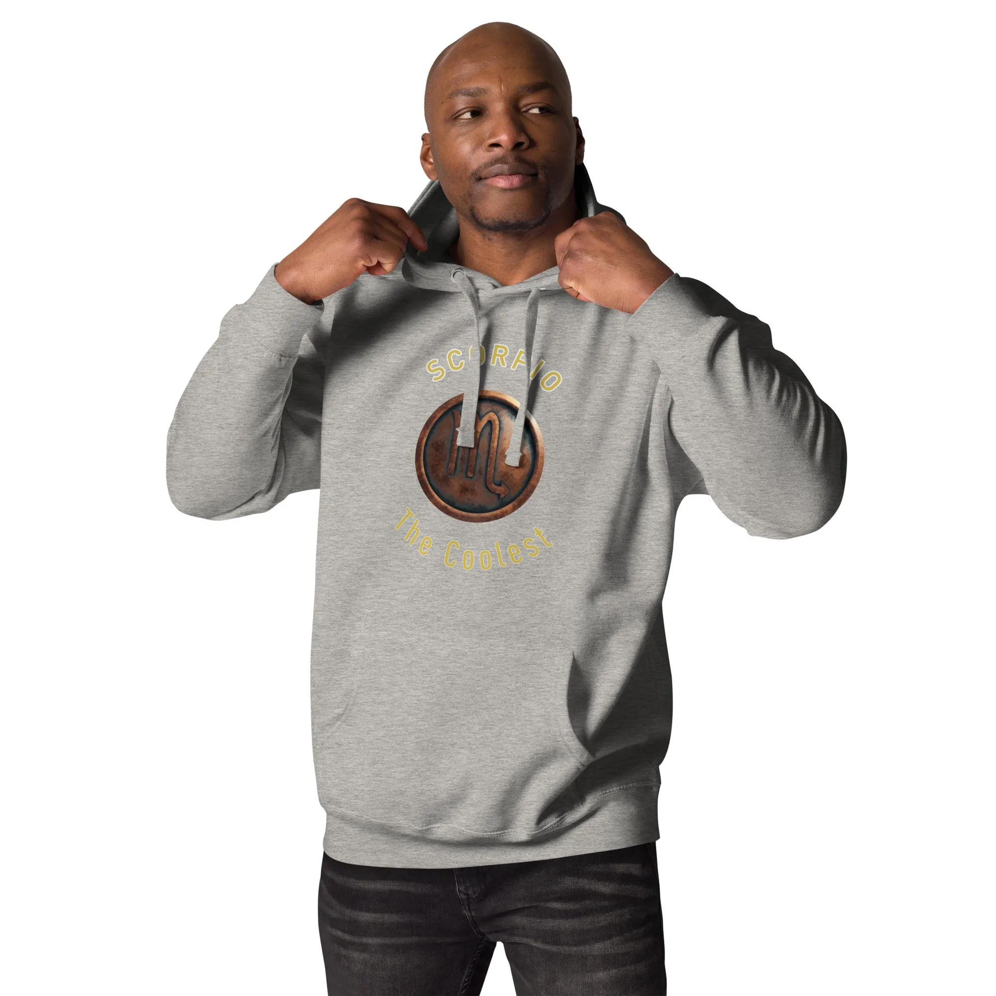 Hoodie Mens Designer (Hoodies Mens - Scorpio Zodiac Sign 0048)
