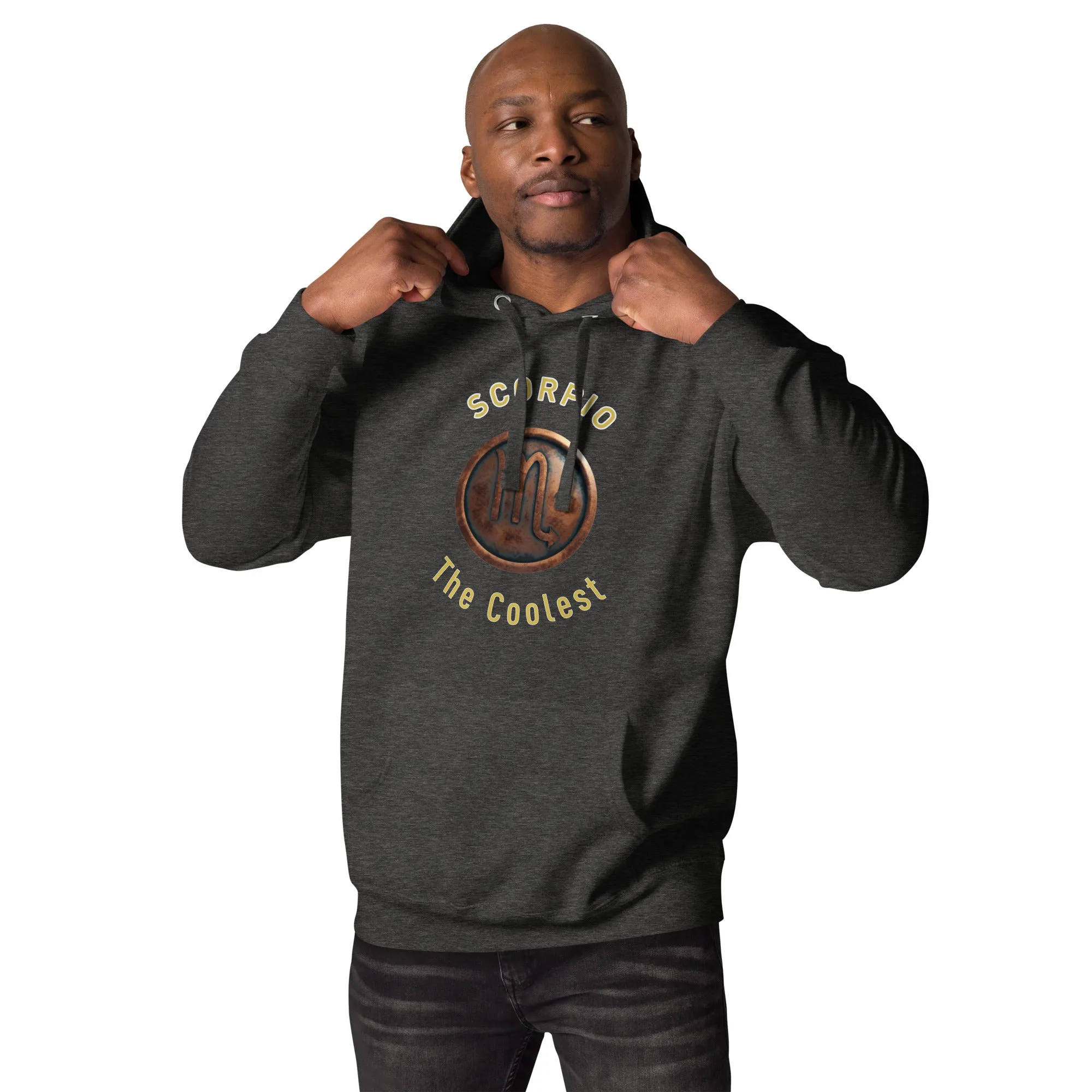 Hoodie Mens Designer (Hoodies Mens - Scorpio Zodiac Sign 0048)