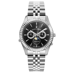 Inspiration Moonphase Black/Silver