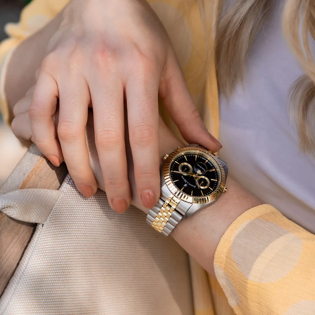 Inspiration Moonphase Silver-Gold Elegant