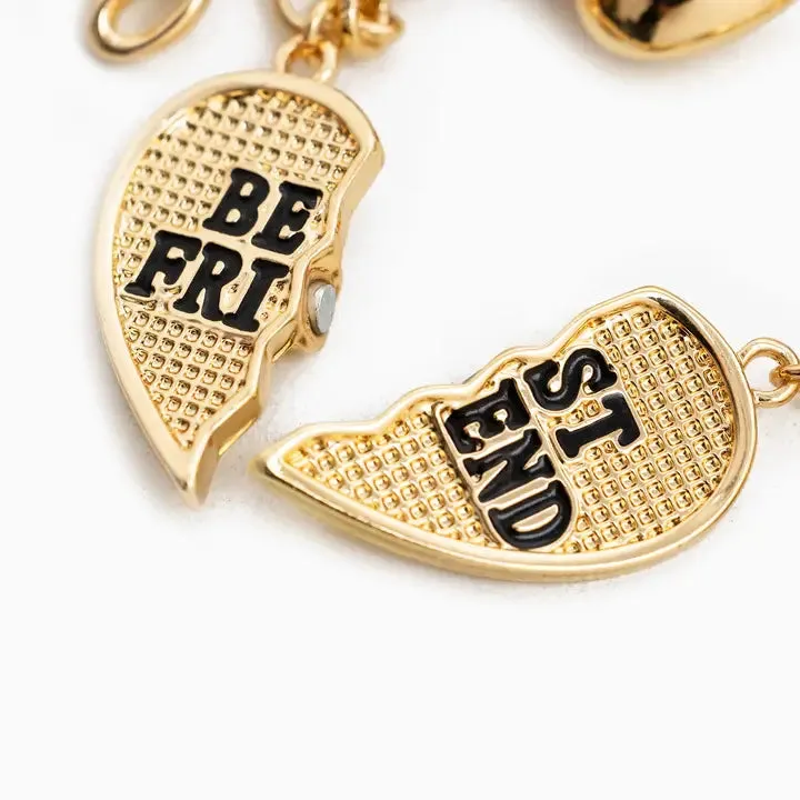 Matching Bff Charm Bracelet Set