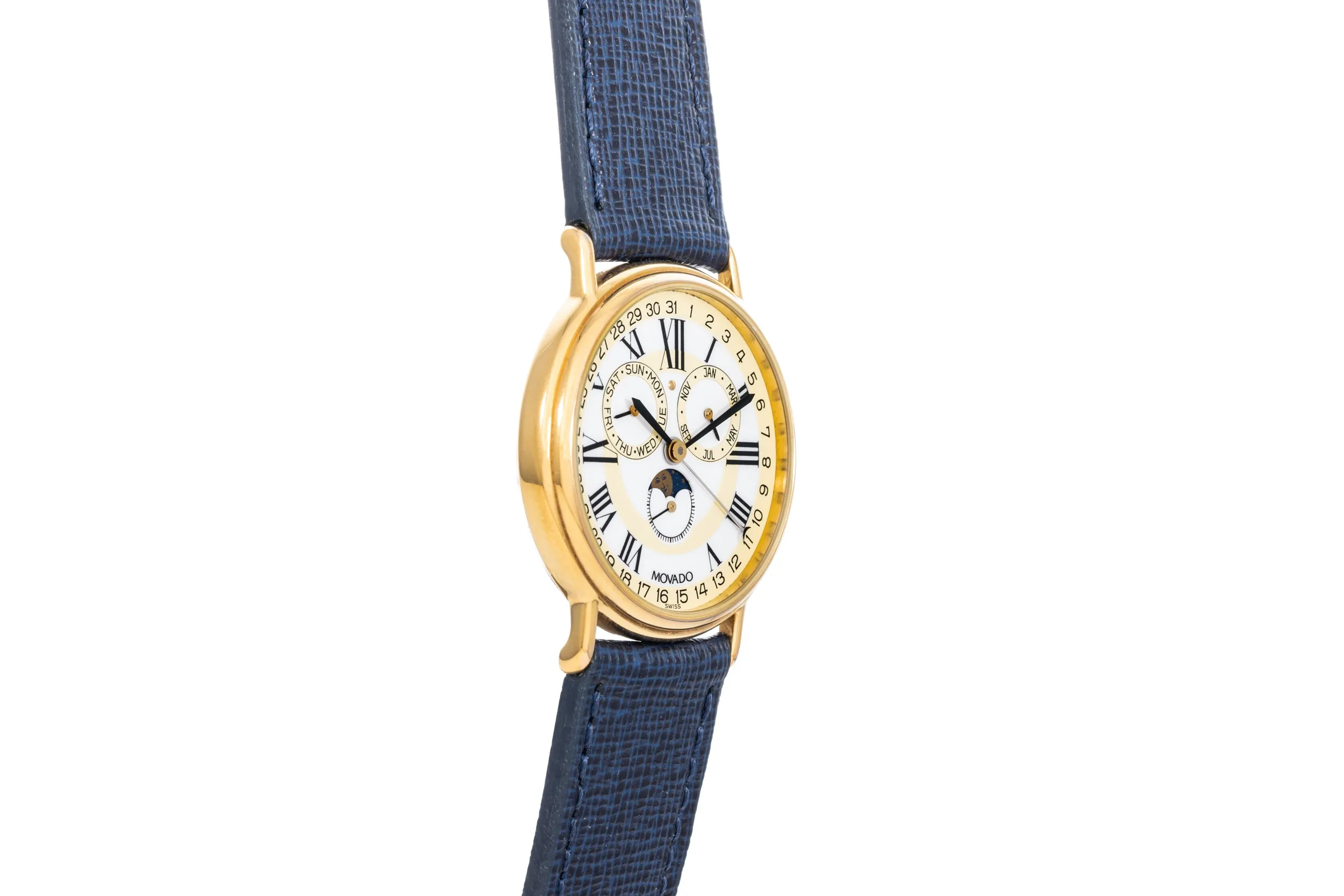 Movado Annual Calendar Triple Date Moonphase