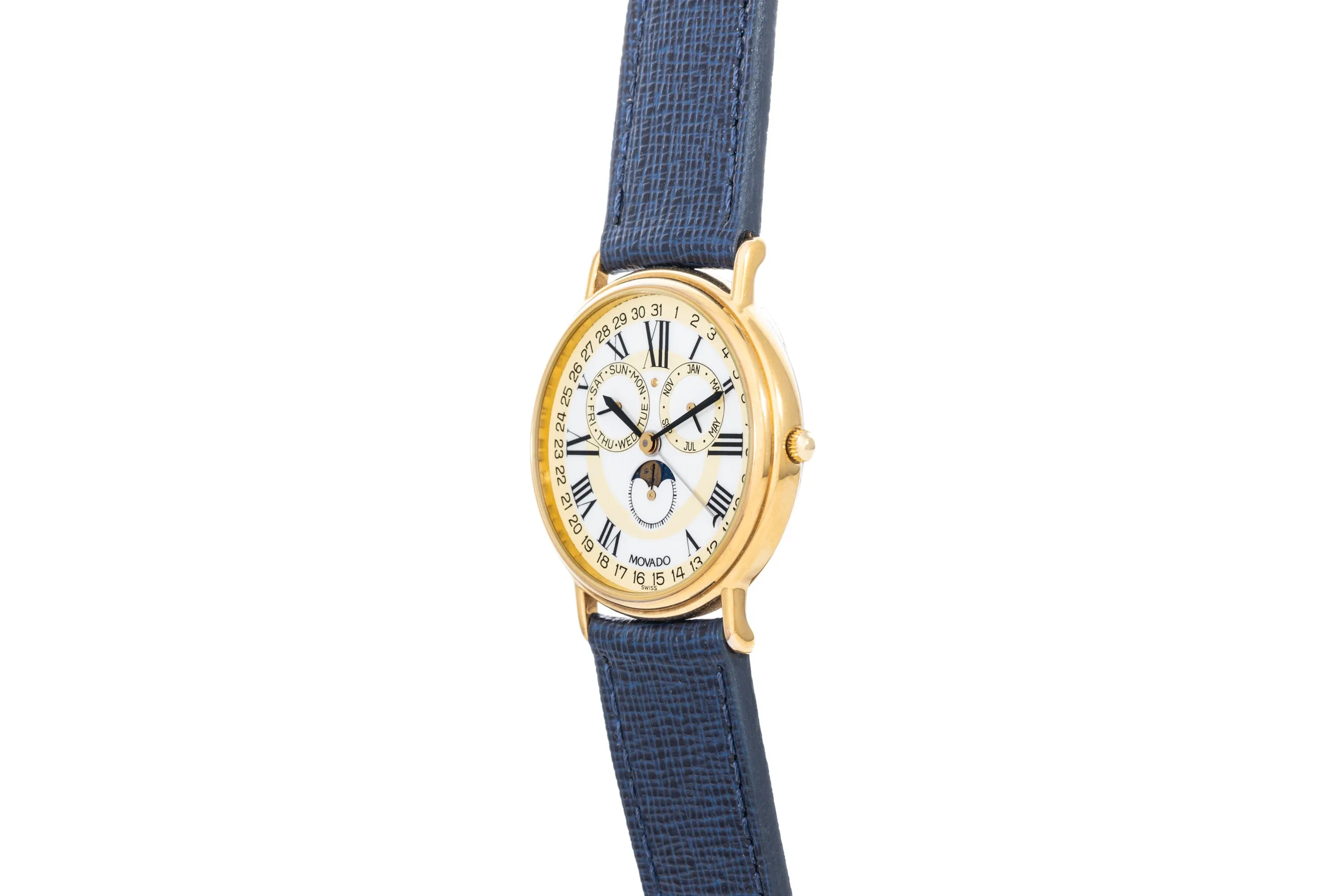 Movado Annual Calendar Triple Date Moonphase