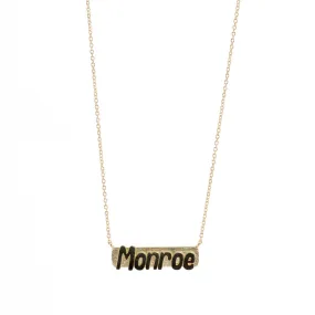 Name Bar Necklace