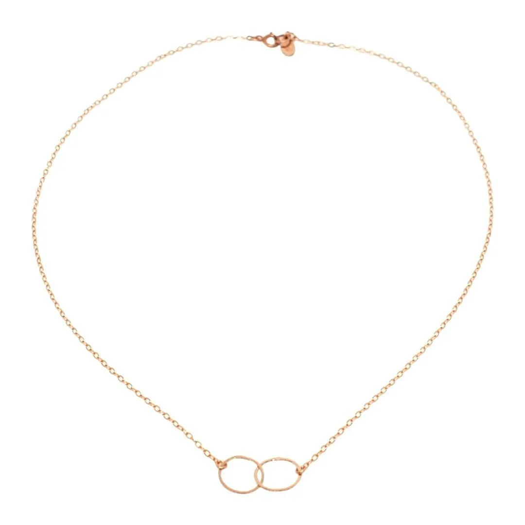Necklace - Infinity Rose Gold-fill by Foamy Wader