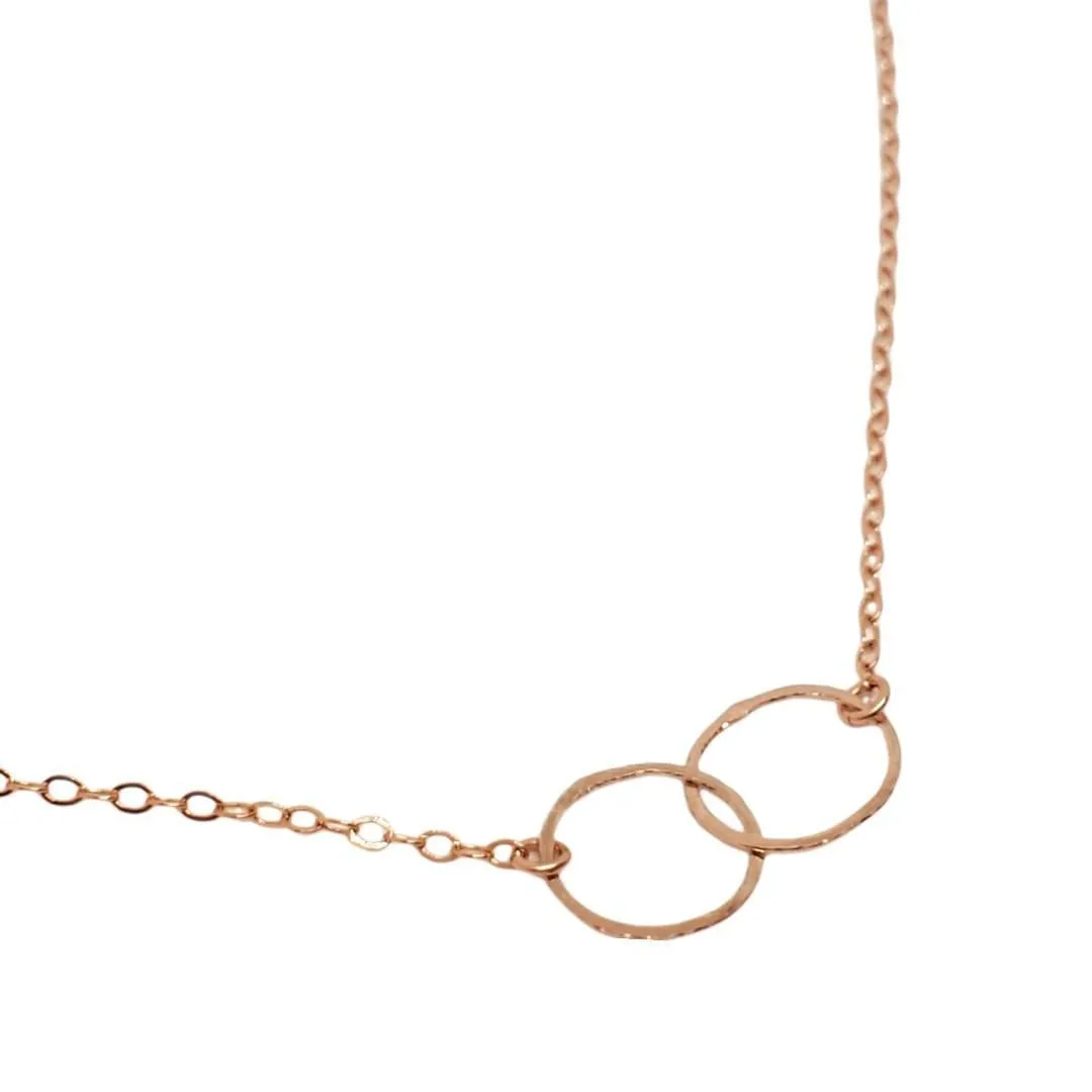 Necklace - Infinity Rose Gold-fill by Foamy Wader