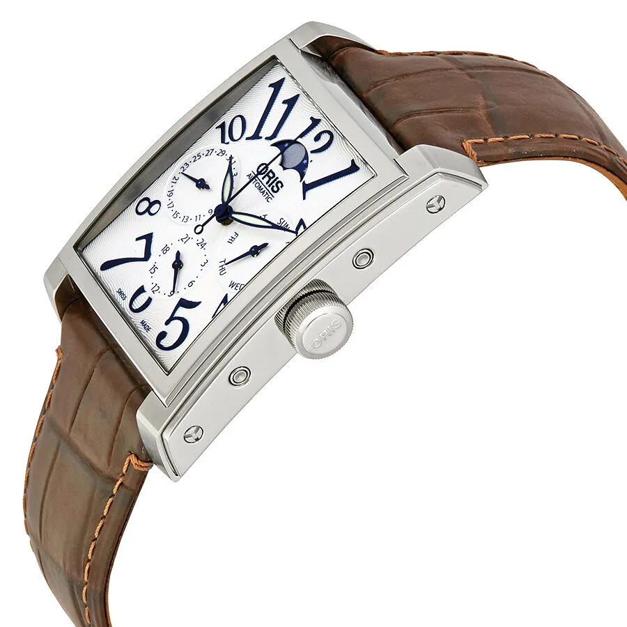 Oris Rectangular Automatic Silver Dial Men's Watch 582-7658-4061LS 01 582 7658 4061-07 5 23 70FC