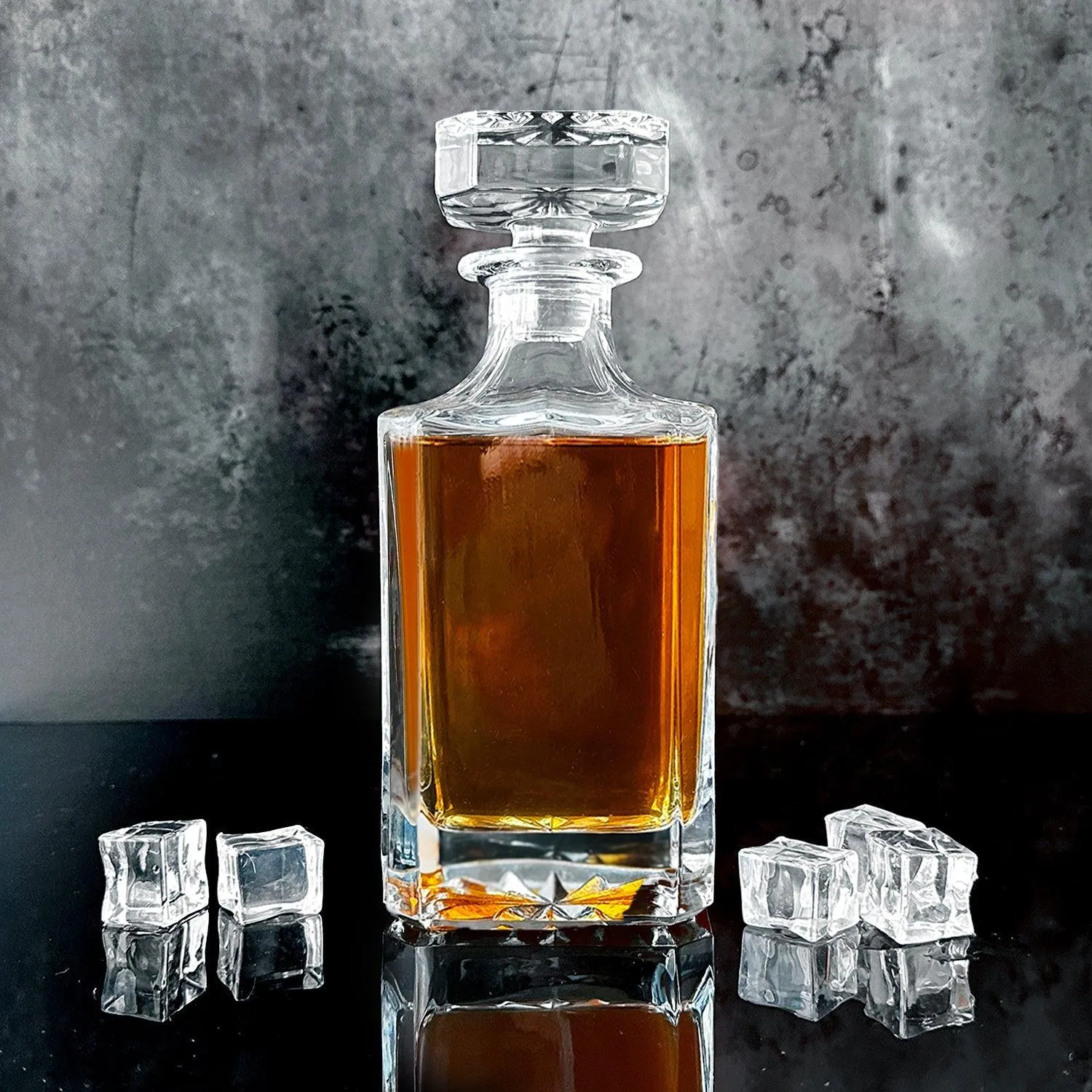 Personalized Drink Mode Square Decanter