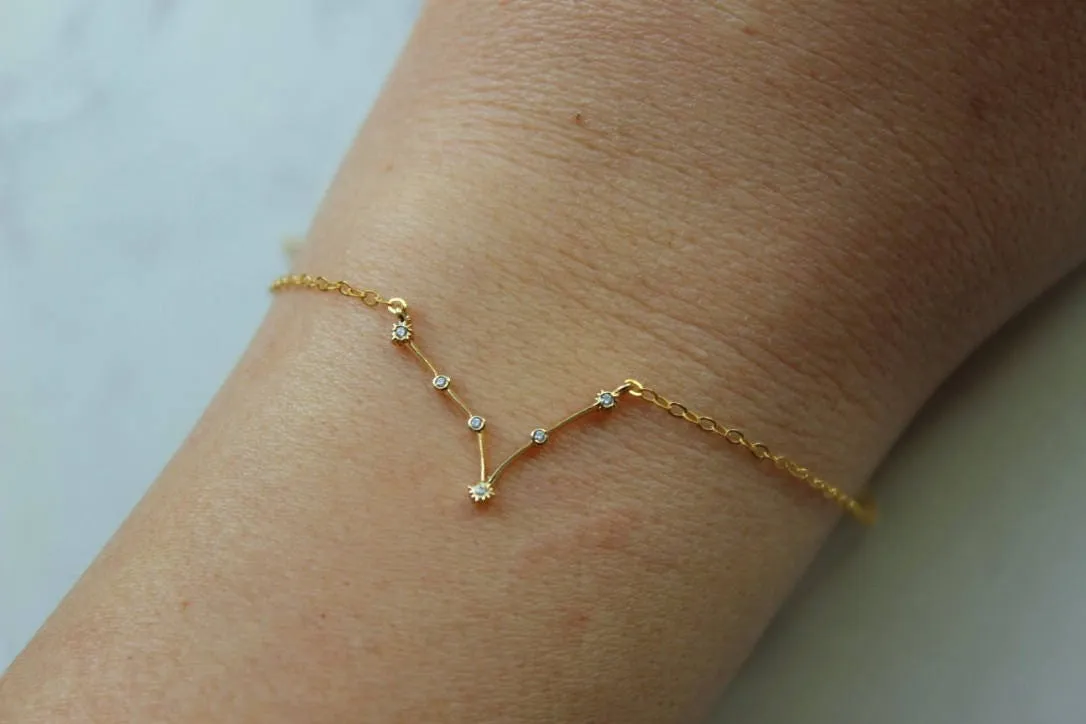 Pisces Zodiac Bracelet